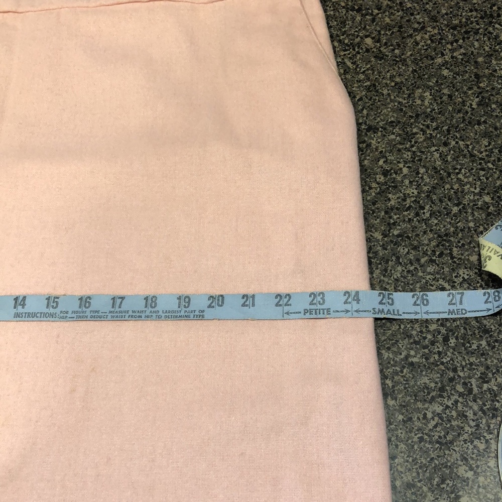 Vintage Pink Skirt Suit Handmade Size 20/22 - Picture 9 of 14